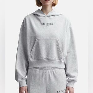 Sporty & Rich Cropped Hoodie